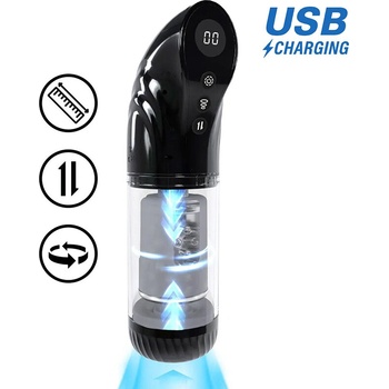 StrokeMate Suction Rotation and Thrusting Masturbator Pump