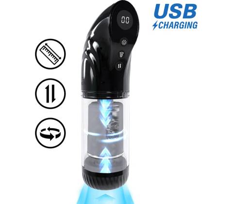 StrokeMate Suction Rotation and Thrusting Masturbator Pump