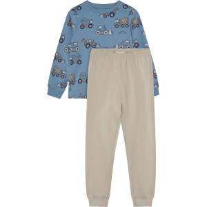 Minymo Детско ежедневно термо бельо Minymo Kid's Pyjamas L/S Set AOP 134262 Everyday base layer - Blue Shadow - размер 92 (EU) (714-1862-0112)