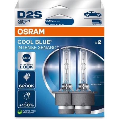 Osram xenonová výbojka D2S XENARC Cool Blue Intense NextGeneration 6200K +150% BOX | Zboží Auto