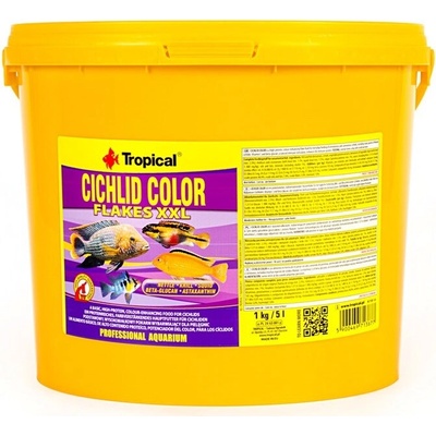 Tropical TROPICAL Cichlid Color XXL Храна за аквариумна риба, 5 l/1 kg (71387)