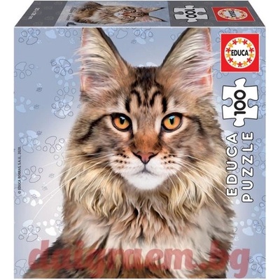 Educa Пъзел EDUCA 18805 - 100 части - Maine Coon (EDU18805)