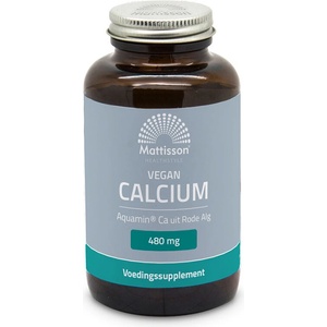 Mattisson Healthstyle Грижа за костите и ставите - Калций (от червени водорасли Lithothamnium), 90 капсули Mattisson Healthstyle (MT2402)