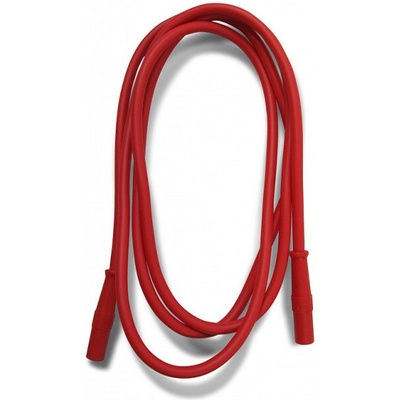 Kabel vakuové elektrody - červený, konektor červený