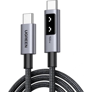 Ugreen USB-C към USB-C кабел за устройства с USB-C  орт - Ugreen UNO USB-C to USB-C PD Fast Charging Cable 100W (300 см) (черен) (L509-3m)