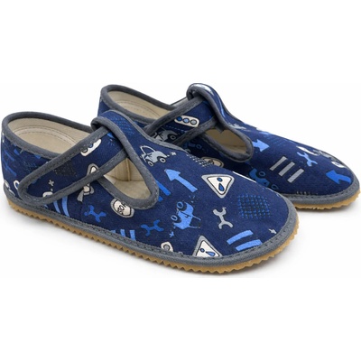 Beda Barefoot chlapčenské papuče CARS