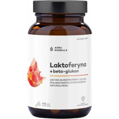 Aura Herbals Laktoferin + beta-glukan 60 kapslí