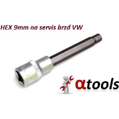 SATRA Imbus HEX 9mm dlouhý na servis brzd VW T5 – Sleviste.cz