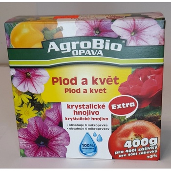 AgroBio krystalické hnojivo plod a květ 400 g