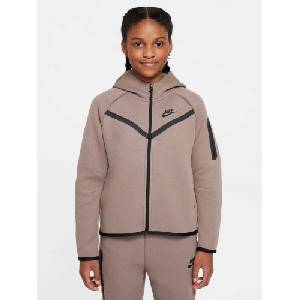 Nike Суитшърт g nsw tch flc hd fz ls - pd (hv8695-214)