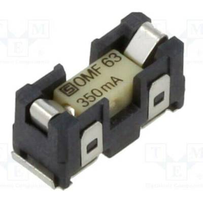 SCHURTER 3422.0043.11 Pojistka: tavná; 0,35A; 63VAC; 63VDC; SMD; OMK 63; měď; pocínovaný