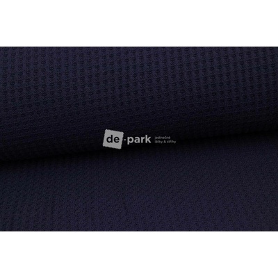 de-park Svetrovina - BIG VAFLE - černomodrá