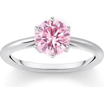 Thomas Sabo TR2474-051-9-54 Silver Ring with pink Stone in Brilliant-cut Ladies, Жени