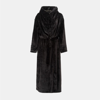 Biba Cosy Maxi Robe Ladies - Black Emb
