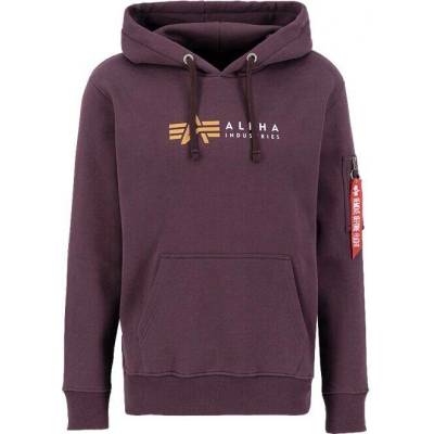 Alpha Label Hoody švestková