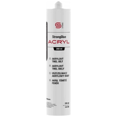 StrongGlue Akrylový tmel bílý 280ml