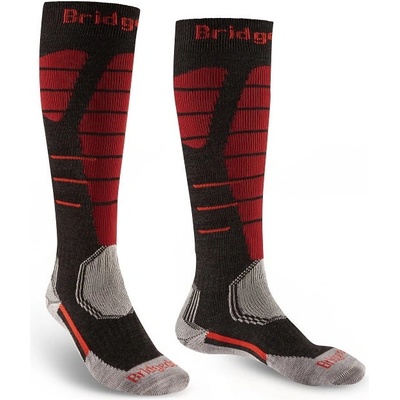 Bridgedale Ski Easy On Graphite / Red