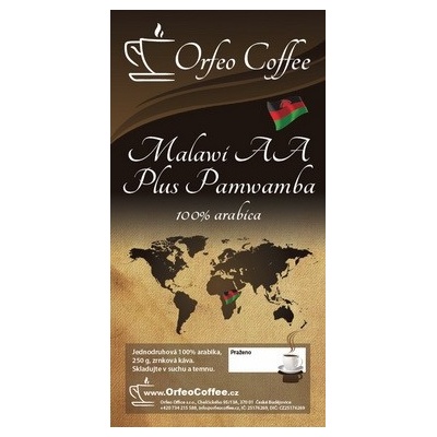 Orfeo Coffee Malawi AA Plus Pamwamba 250 g