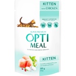 Optimeal Pouch Kitten with Chicken пауч за котенца под 12 месеца с пиле 85 gr