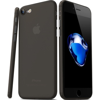 Pouzdro AppleMix / Apple iPhone 7 / 8 / SE 2020 - ochrana čočky - ultratenké - plastové - matné - černé