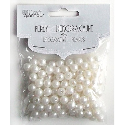 dpCraft Dekorační perly 8mm, 40g (GRPE-102)