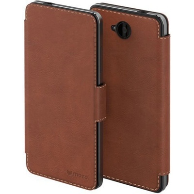 Microsoft Кейс с флип дизайн за Microsoft Lumia 650, кафяв (MS LUMIA 650 FLIP COVER BROWN)