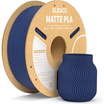 Elegoo PLA MATTE -1.75mm-1KG-Cardboard Spool-Navy Blue (50.203.0253)