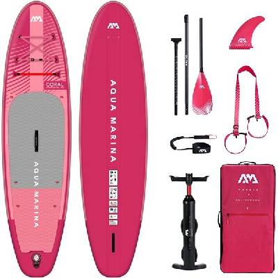 AQUA MARINA Coral 10'2" × 31" × 4,75'' Raspberry
