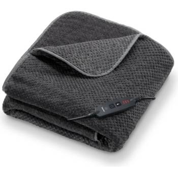 Beurer HD 65 Dark Grey Heated Overblanket; Soft and cuddly s (40053_BEU)