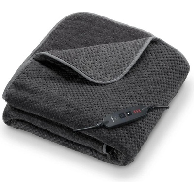 Beurer HD 65 Dark Grey Heated Overblanket; Soft and cuddly s (40053_BEU)