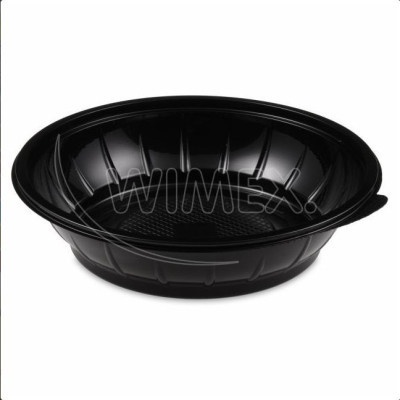 Wimex - Salátová miska černá 1000 ml (PET) (50 ks)