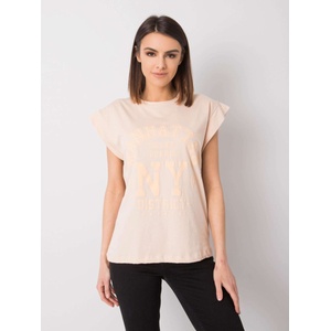 Rue Paris Дамска тениска модел 157-TS-4163.72P Rue Paris цвят прасковен