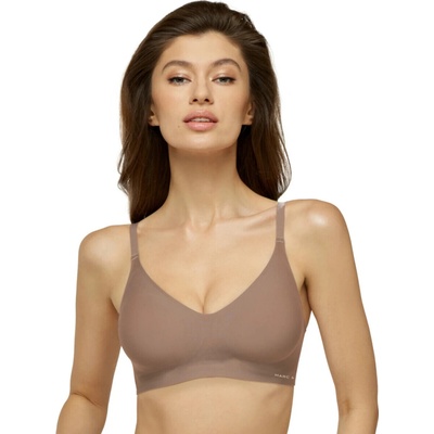 Marc André Seamless Second Skin bralette W21-1354-TRS-SY Brown