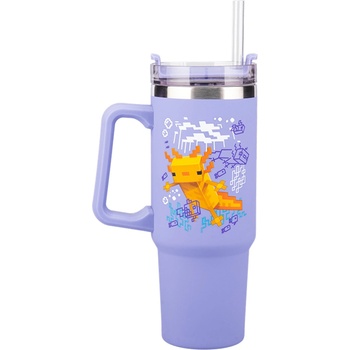 Paladone Чаша за път Paladone Games: Minecraft - Axolotl, 900 ml (PP14948MCF)