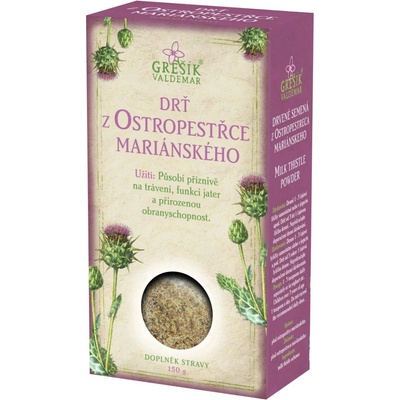 Grešík Natura Drť z ostropestřce mariánského 50 g