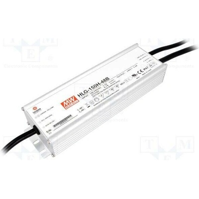 MEAN WELL HLG-150H-48B Napájecí zdroj: spínaný; LED; 151W; 48VDC; 3,2A; 90÷305VAC; IP67