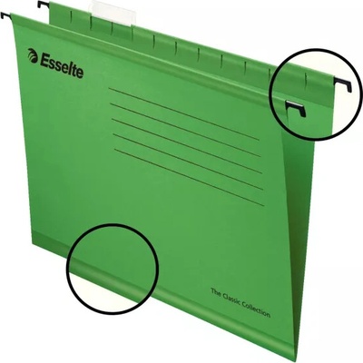 ESSELTE ZÁVESNÉ ZAKLADACIE DOSKY "PENDAFLEX STANDARD", ZELENÉ