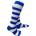 Sondico Юношески чорапи Sondico Football Socks Junior - Blue/White