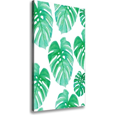 Vertikálny foto obraz na plátne do obývačky Monstera 50x100 cm