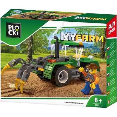 ICOM Blocki MyFarm Traktor s oracím pluhem 85 ks