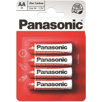 PANASONIC Red Zinc AA 4ks 00133698