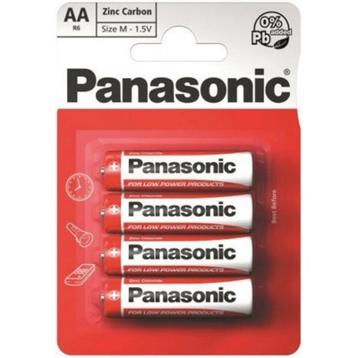 PANASONIC Red Zinc AA 4ks 00133698