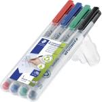 STAEDTLER Маркер Staedtler Lumocolor Non-P 0, 4 мм асорти (4) (311 WP4)
