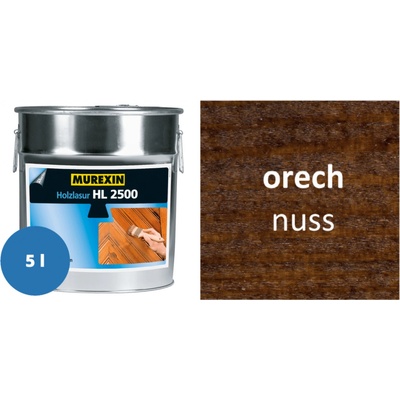 MUREXIN lazúra na drevo HL 2500, orech (5 l)