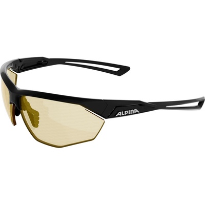 Alpina Слънчеви очила Alpina Nylos HR S1 Sunglasses - Black Matt / Yellow - размер One Size (205-6903-0111)