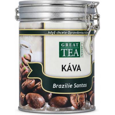 Great Tea Garden Vánoční káva Brazílie Santos mletá 200 g