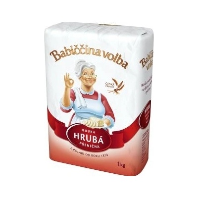 Babiččina volba pšeničná mouka hrubá, 1kg