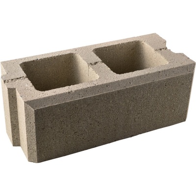 Diton Tvárnice plotová Viso 400×200×150 mm průběžná melír krémová (60)