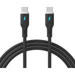Akyga AK-USB-67 Кабел USB-C към USB-C 60W 1 м черен (AK-USB-67)