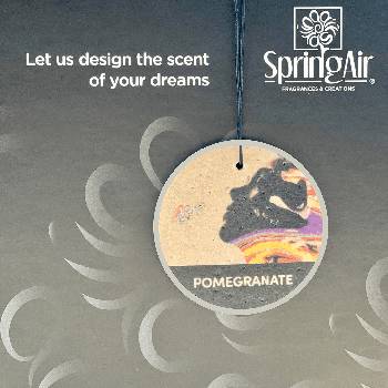 SpringAir Хартиен ароматизатори за кола pomegranate (147)